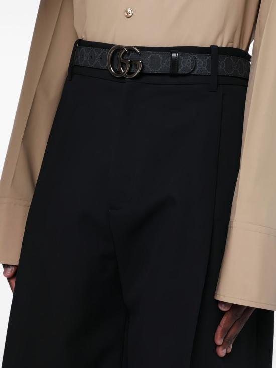 26FW 구찌 GG 마몽 씬 벨트 414516 92TIT1000 - GUCCI