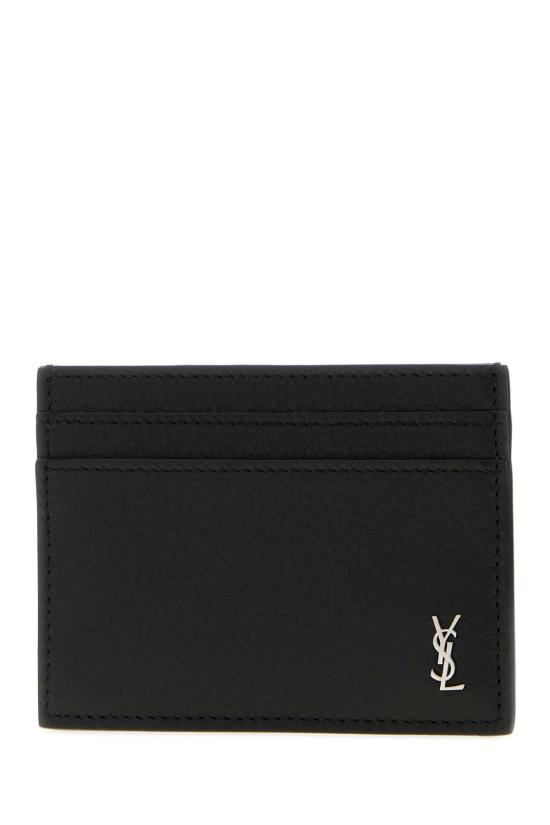 26FW 생로랑 타이니 카산드라 카드 케이스 그레인드 레더 847951AAELP 1000 Black - SAINT LAURENT