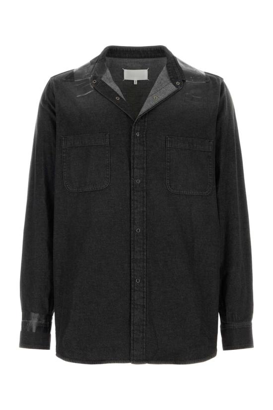 26SS 마르지엘라 긴팔 셔츠 S67DT0025M30073 961 Black