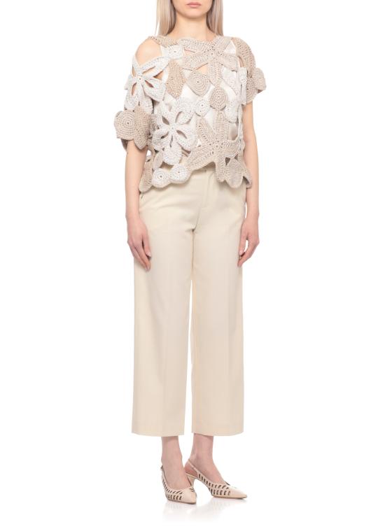 26SS 안토넬리 피렌체 스웨터 RODODENDRO 41784QA1 Beige - ANTONELLI FIRENZE