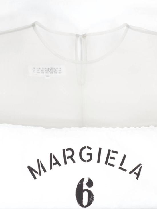 26SS MM6 메종마르지엘라 긴팔 티셔츠 S62GD0213 M20108 101 White - MM6 MAISON MARGIELA