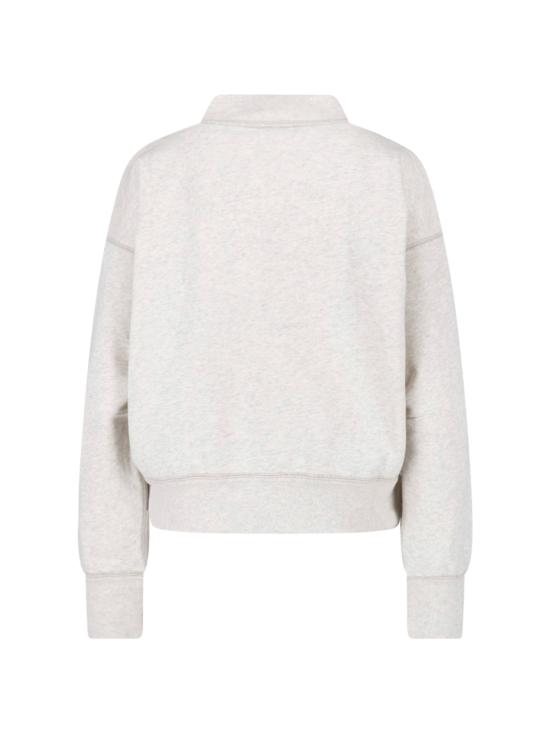 25FW 이자벨마랑에뚜왈 모비 로고 스웨트셔츠 SW0003FA A1M07E 23EC White - ISABEL MARANT ETOILE