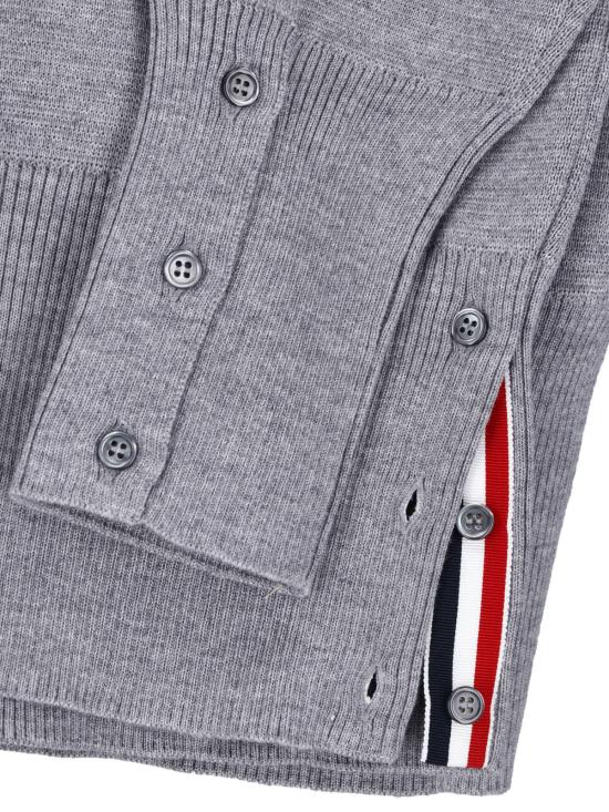 25FW 톰브라운 울 4바 풀오버 MKA189A 00014 055 Grey - THOM BROWNE