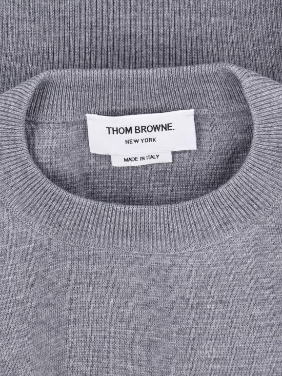 25FW 톰브라운 울 4바 풀오버 MKA189A 00014 055 Grey - THOM BROWNE