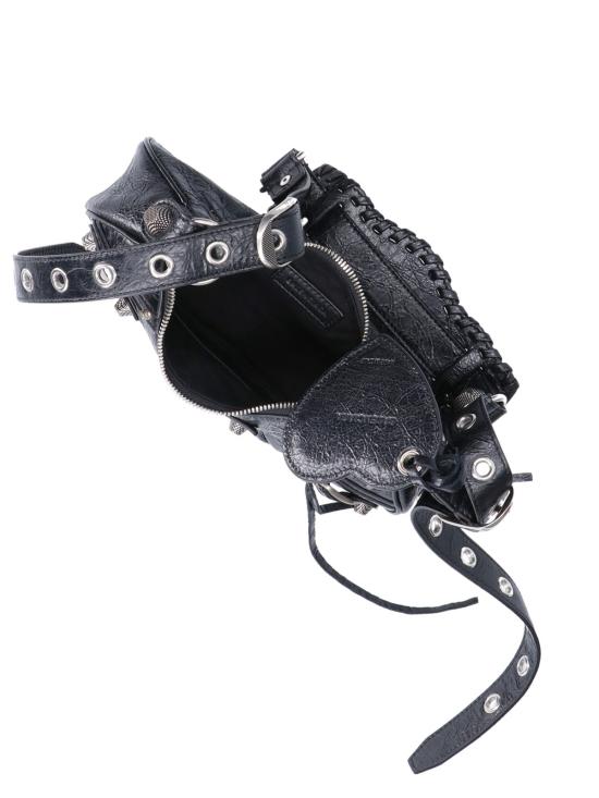25FW 발렌시아가 LE CAGOLE 르 카골 XS 숄더백 671309 1VG9Y 1000 Black - BALENCIAGA