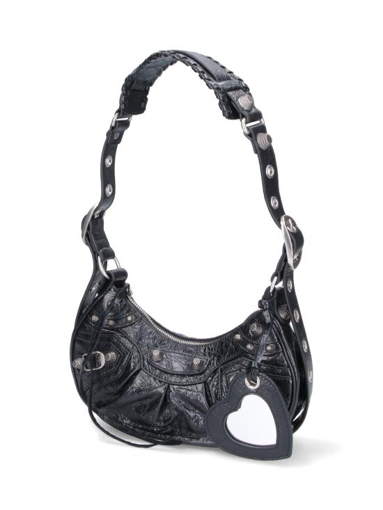 25FW 발렌시아가 LE CAGOLE 르 카골 XS 숄더백 671309 1VG9Y 1000 Black - BALENCIAGA