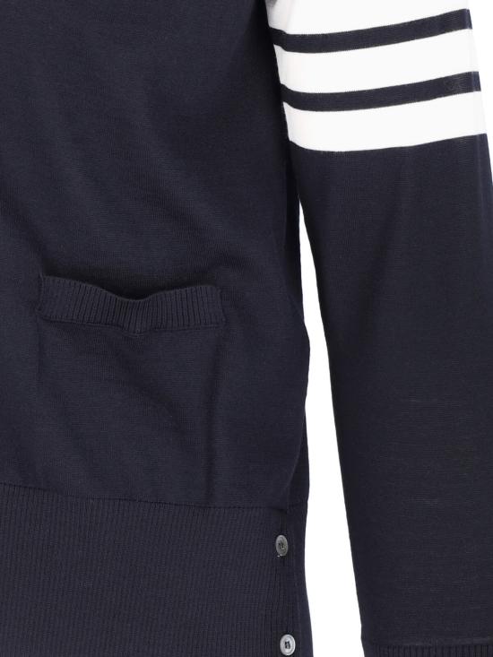 26SS 톰브라운 4바 서스테이너블 파인 메리노 울 클래식 가디건 MKC002A Y1014 415 - THOM BROWNE