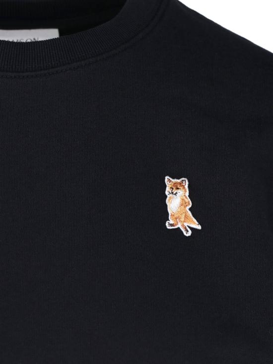 25FW 메종키츠네 레이디 폭스 레귤러 스웨트셔츠 PW00320KM0340 P199 Black - MAISON KITSUNE