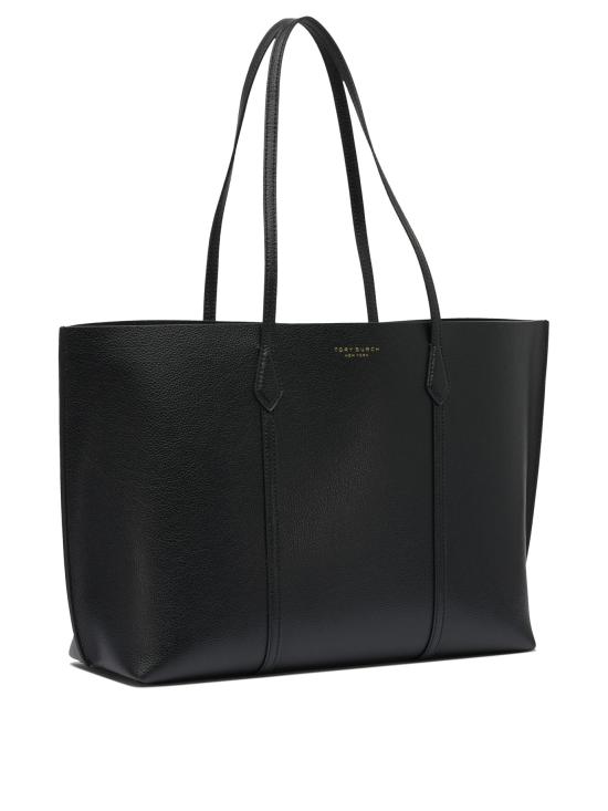26FW 토리버치 레더 페리 토트백 169476001 Black - TORY BURCH