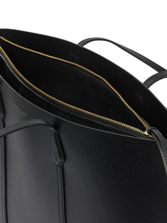 26FW 토리버치 레더 페리 토트백 169476001 Black - TORY BURCH