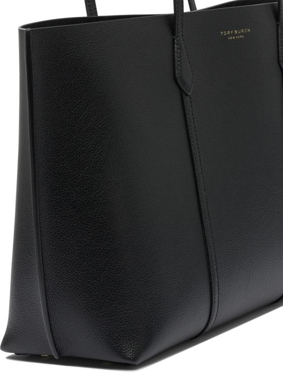 26FW 토리버치 레더 페리 토트백 169476001 Black - TORY BURCH