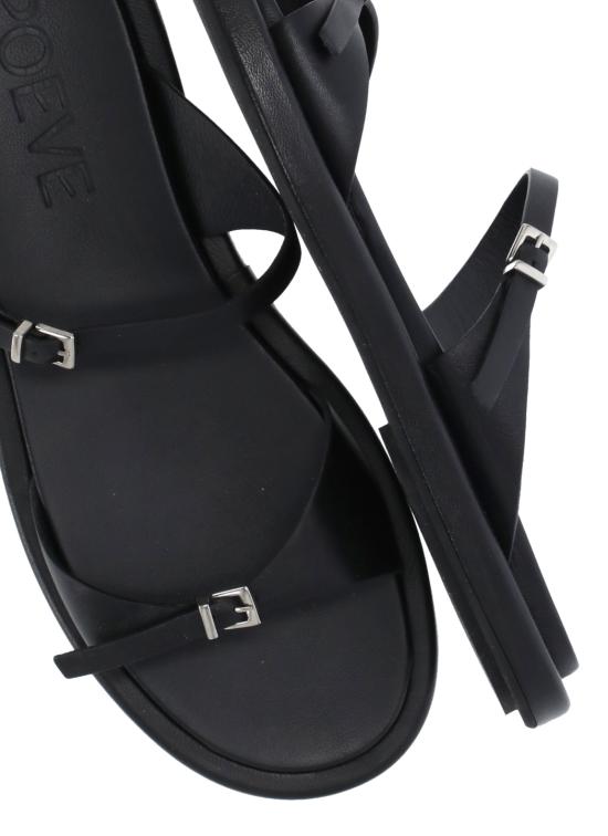 26SS 포에베 뮬/슬리퍼 ARE14 LAILANERO Black - POEVE
