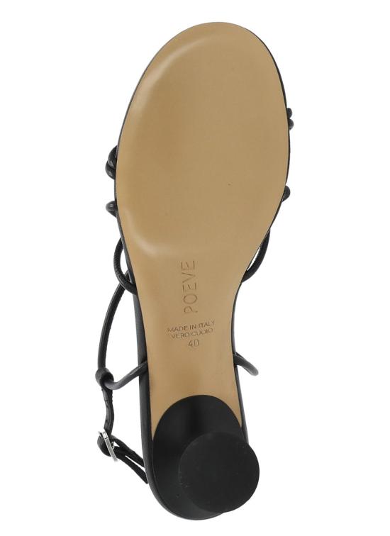 26SS 포에베 샌들 FRA10 LISANNERO Black - POEVE
