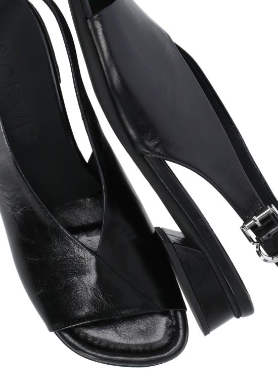 26SS 포에베 샌들 10MM22 CHRISTINNERO Black - POEVE