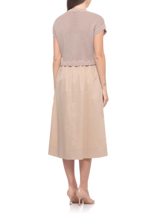 26SS 페세리코 미디 원피스 A82139F07 9312C46C Beige - PESERICO