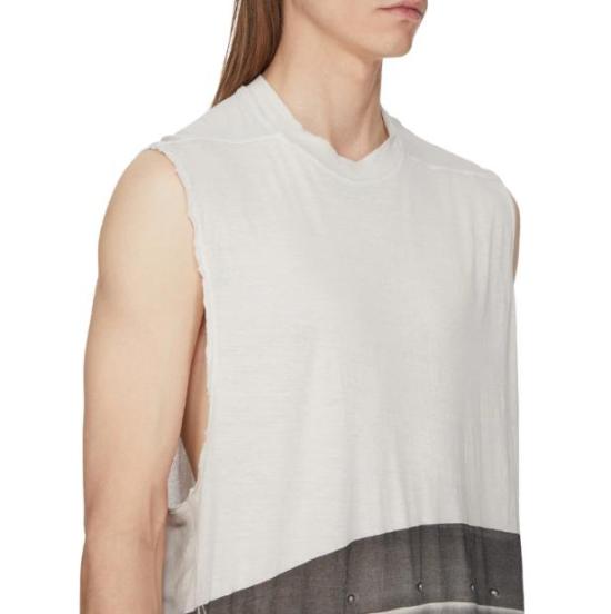 26SS 릭 오웬스 민소매 티셔츠 RR01F2108BHEP4 5109 MILK WASH BLACK - RICK OWENS