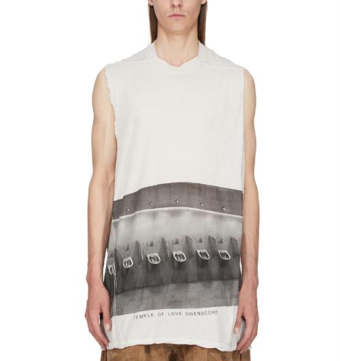 26SS 릭 오웬스 민소매 티셔츠 RR01F2108BHEP4 5109 MILK WASH BLACK
