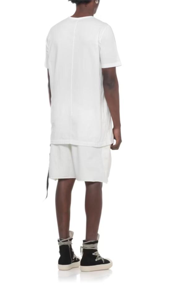 26SS 릭 오웬스 반팔 티셔츠 DU01F4274RIGEP4 1109 MILK BLACK - RICK OWENS
