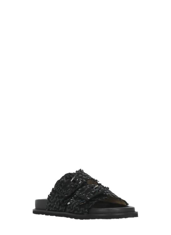 26SS 코랄 블루 뮬/슬리퍼 CBK226 01BLA Nero - CORAL BLUE