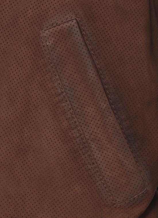 26SS 더 잭 레더스 무스탕 TOBIA PERFO SUEDEJ24 Marrone - THE JACK LEATHERS