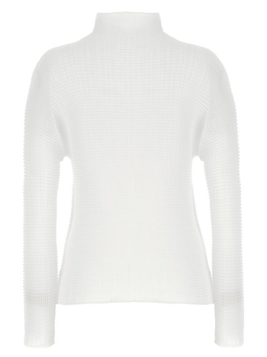 26SS 이세이 미야케 터틀넥 IM66FJ67901 White - ISSEY MIYAKE