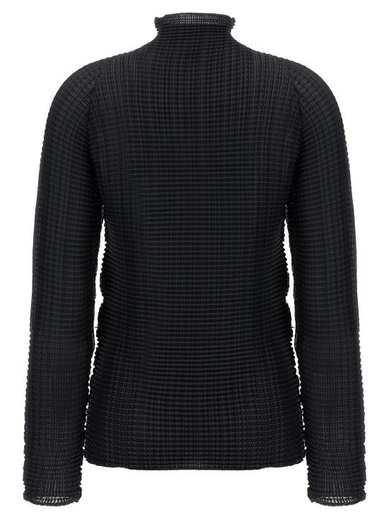 26SS 이세이 미야케 터틀넥 IM66FJ67915 Black - ISSEY MIYAKE
