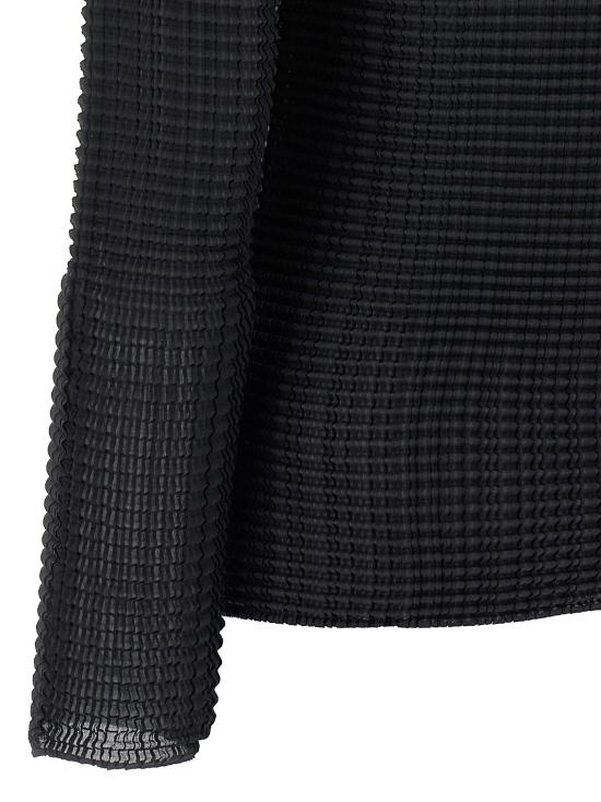 26SS 이세이 미야케 터틀넥 IM66FJ67915 Black - ISSEY MIYAKE