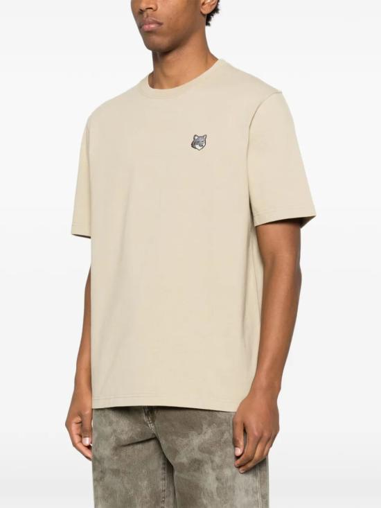 26SS 메종키츠네 폭스 헤드 컴포트 티셔츠 PM00108KJ70250450 TEA LEAF DOM - MAISON KITSUNE