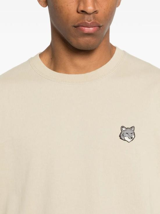 26SS 메종키츠네 폭스 헤드 컴포트 티셔츠 PM00108KJ70250450 TEA LEAF DOM - MAISON KITSUNE