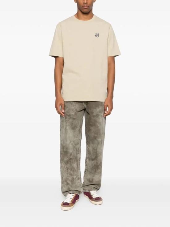 26SS 메종키츠네 폭스 헤드 컴포트 티셔츠 PM00108KJ70250450 TEA LEAF DOM - MAISON KITSUNE