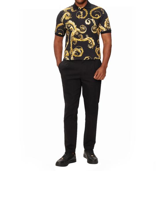  베르사체 폴로 티셔츠 77GAG6S0 JS390 G89 NERO MULTI - VERSACE