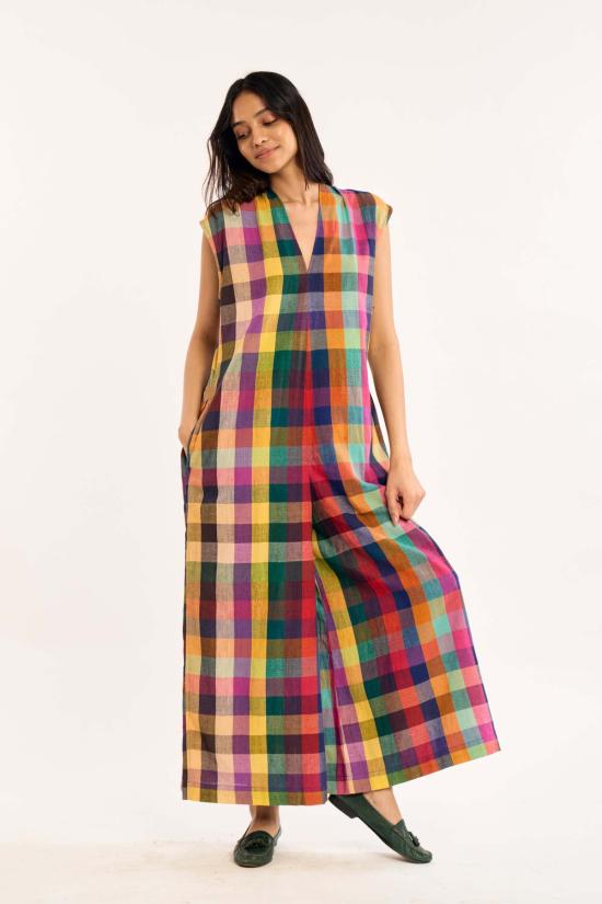  루주타 셰스 점프수트 니나  카라반 체스