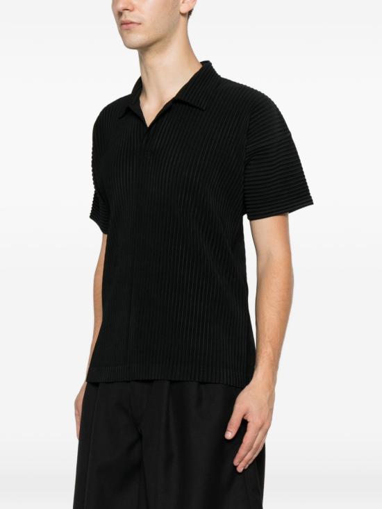 26SS 옴므 플리세 이세이 미야케 폴로 티셔츠 HP67JM530 15 Black - HOMME PLISSE' ISSEY MIYAKE