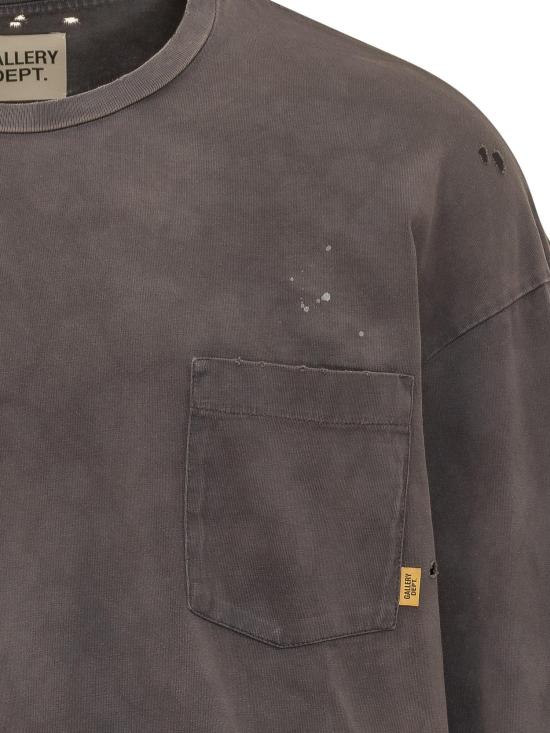 26SS 갤러리 디파트먼트 긴팔 티셔츠 TOP018DIRTYBLACK TAUPE - GALLERY DEPT