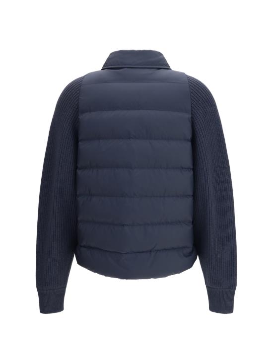 26FW 브루넬로 쿠치넬리 나일론 다운 재킷 MD5987696P C8901 BLUE - BRUNELLO CUCINELLI