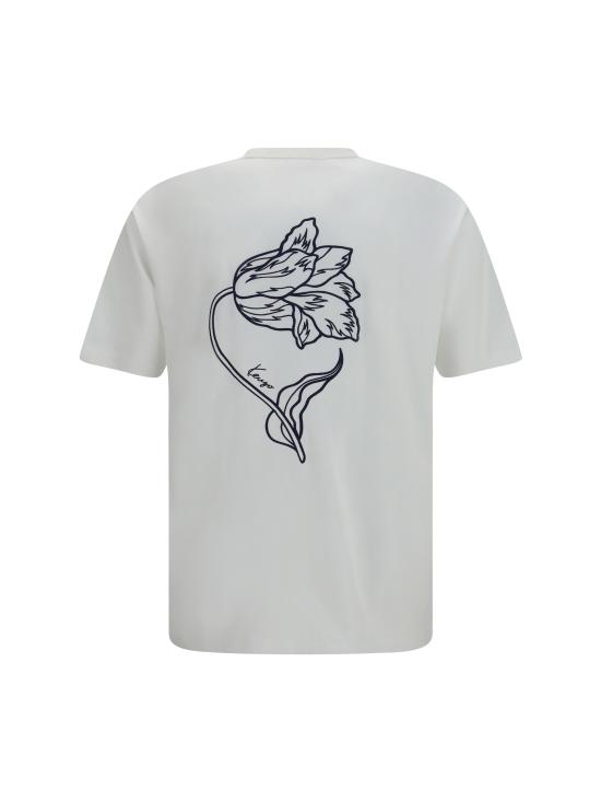 26FW 겐조 반팔 티셔츠 FG65TS2924SG 02 WHITE - KENZO