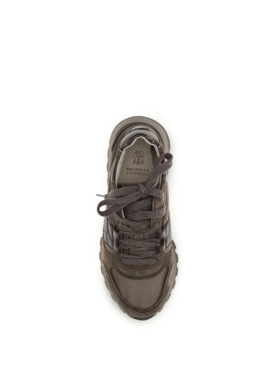 26FW 브루넬로 쿠치넬리 스니커즈 MZSFG3327P C8769 BROWN - BRUNELLO CUCINELLI