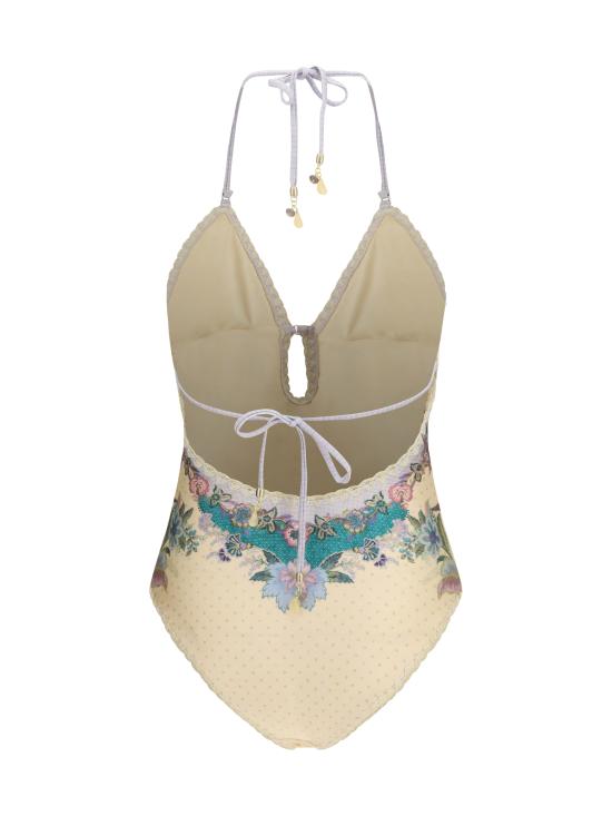 26FW 짐머만 원피스 수영복 8004WSS262 CSCFL CREAM - ZIMMERMANN