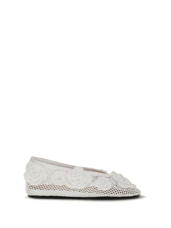 26SS 가니 플랫 슈즈 B1020179 135 WHITE
