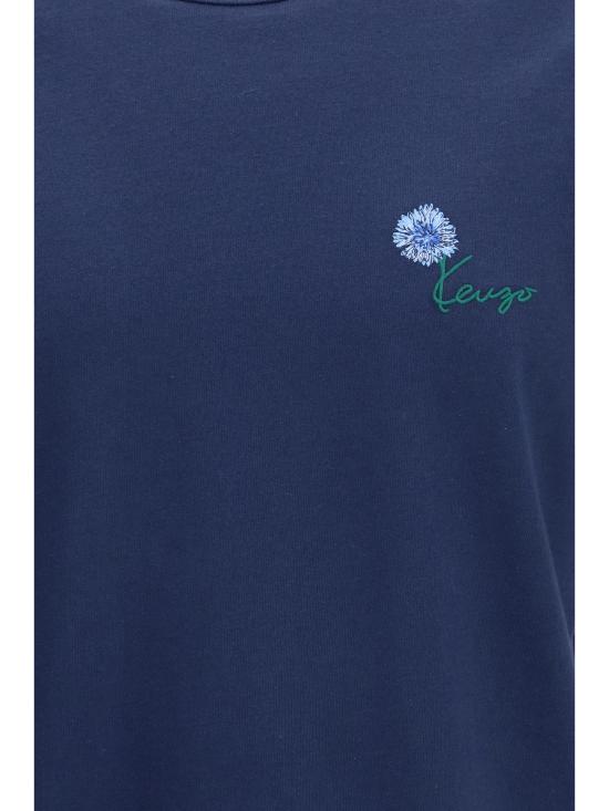 26FW 겐조 반팔 티셔츠 FG65TS1624SG 79 BLUE - KENZO