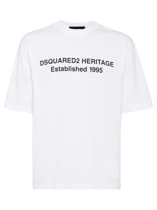 26SS 디스퀘어드2 반팔 티셔츠 S74GD1456 D20020100 WHITE
