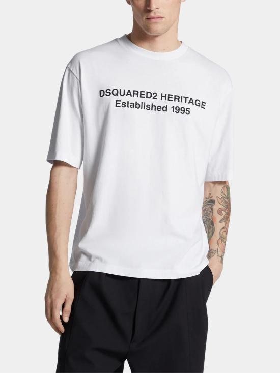 26SS 디스퀘어드2 반팔 티셔츠 S74GD1456 D20020100 WHITE - DSQUARED2