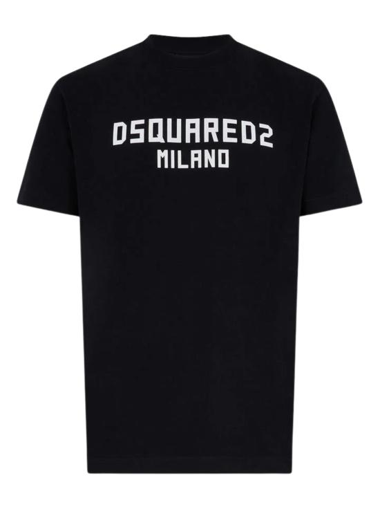 26SS 디스퀘어드2 밀라노 쿨핏 티셔츠 S74GD1520 D20106900 Black