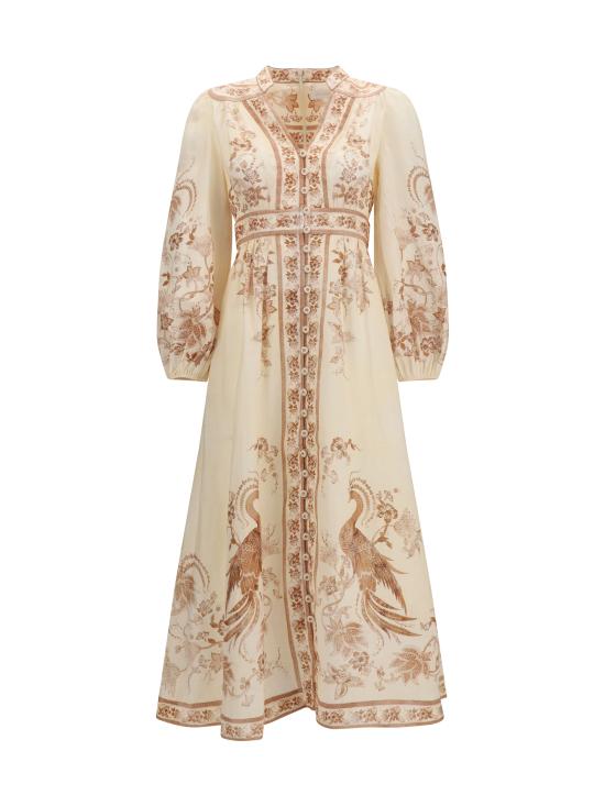 26FW 짐머만 롱 원피스 3501DSS262 CRTFL BEIGE