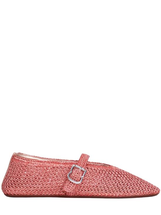 26SS 알라이아 피쉬넷 발레 플랫 AA3A029TK047 390 PINK