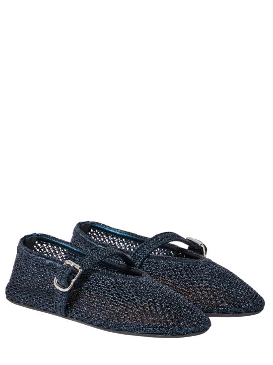 26SS 알라이아 피쉬넷 발레 플랫 AA3A029TK047 537 NAVY - ALAIA