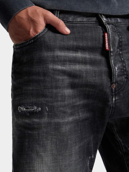 26SS 디스퀘어드2 데님 숏팬츠 S74MU0964 S30357900 Black - DSQUARED2