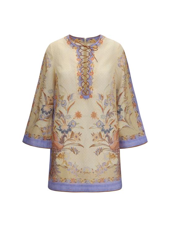 26FW 짐머만 미디 원피스 8076DSS262 BSFL MULTICOLOUR