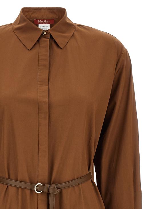 26SS 막스마라 스튜디오 롱 원피스 2616221042600070 Brown - MAX MARA STUDIO