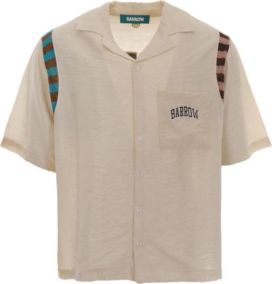 26SS 바로우 반팔 셔츠 S6BWUASI047013 WHITE